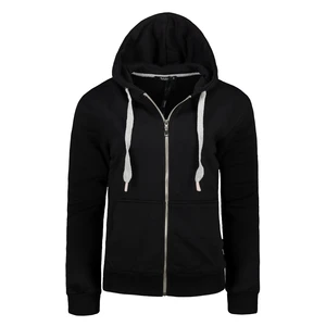 Black cotton hoodie