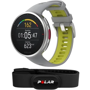 Sporttester Polar Vantage V2 HR (90083650) sivý inteligentné hodinky • 1,2" displej • dotykové/tlačidlové ovládanie • Bluetooth • GPS, GLONASS, Beidou
