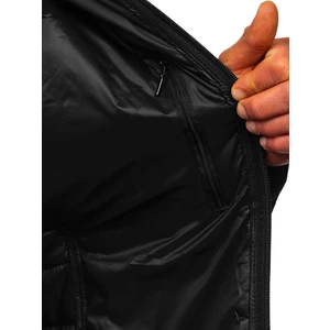 Černá pánská přechodová bunda Bolf K104