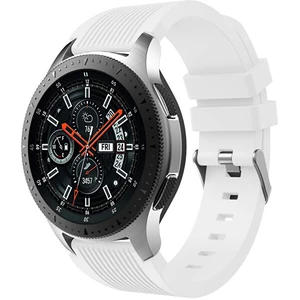 4wrist Silikonový řemínek pro Samsung Galaxy Watch - Bílý 22 mm