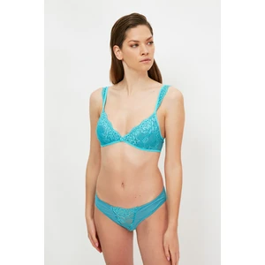 Trendyol Mint Lace Bottom-Top Set