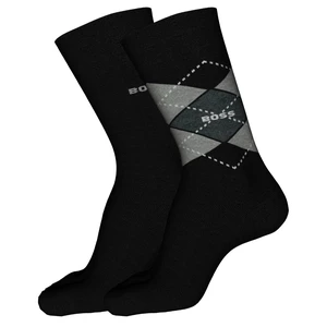 Hugo Boss 2 PACK - pánské ponožky BOSS 50478352-001 39-42