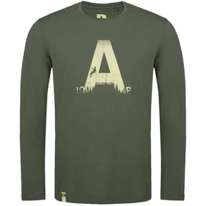 Loap Aldoss Pánské triko s dlouhým rukávem CLM2257 Zelená M