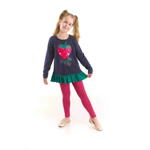 Denokids Cute Strawberry Girl's Tunic Tights Set