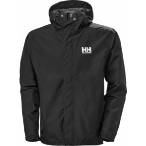 Helly Hansen Men's Seven J Rain Jacket Black L Chaqueta para exteriores