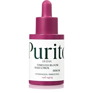 Purito Bakuchiol Timeless Bloom intenzívne revitalizačné sérum pre obnovu pevnosti pleti 30 ml