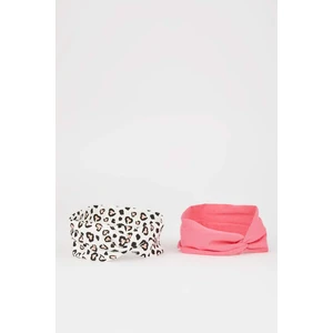 DEFACTO Baby Girl Leopard Pattern 2-Pack Headband