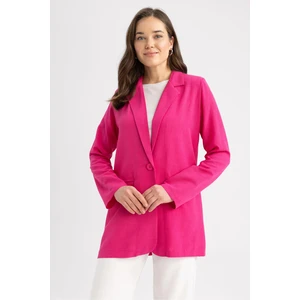 DEFACTO Regular Fit Crew Neck Blazer