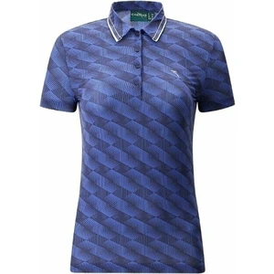 Chervo Womens Anzi Polo Blue Pattern 36