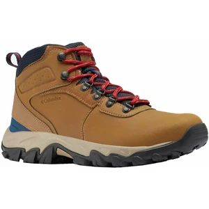 Columbia Men's Newton Ridge Plus II Waterproof Hiking Boot Light Brown/Red Velvet 43 Chaussures outdoor hommes