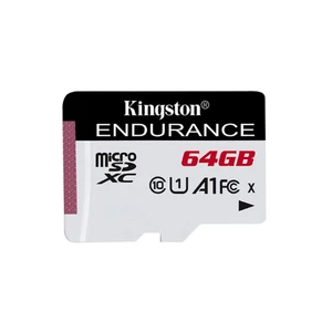 Kingston High Endurance Micro SDXC 64GB, UHS-I U1, Class 10-rychlost 95 MB/s (SDCE/64GB)