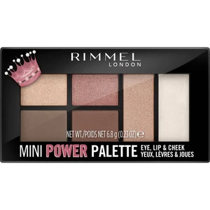 Rimmel Mini Power Palette paletka pro celou tvář odstín 03 Queen 6.8 g