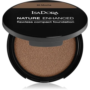 IsaDora Nature Enhanced Flawless Compact Foundation krémový kompaktní make-up odstín 90 Mocha 10 g