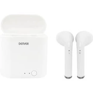 Bluetooth štupľové slúchadlá Denver TWQ-40 111191120190, biela