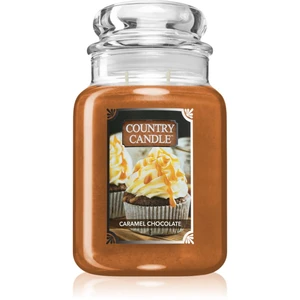 Country Candle Caramel Chocolate vonná svíčka 680 g