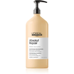 L’Oréal Professionnel Serie Expert Absolut Repair Gold Quinoa + Protein hĺbkovo regeneračný šampón pre suché a poškodené vlasy 1500 ml