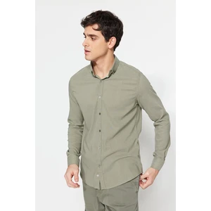 Trendyol Shirt - Khaki - Slim fit