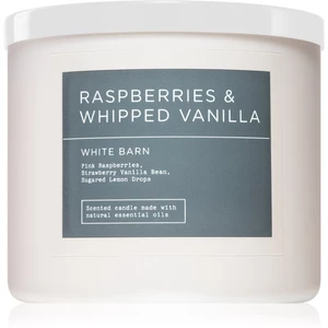 Bath & Body Works Raspberries & Whipped Vanilla vonná svíčka 411 g