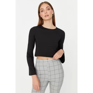 Trendyol Blouse - Black - Slim fit