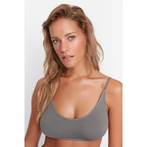 Trendyol Gray Back Detailed Seamless Bra