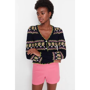 Trendyol Cardigan - Navy blue - Regular fit