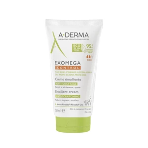 A-Derma Exomega Control hydratační krém pro velmi suchou citlivou a atopickou pokožku 50 ml