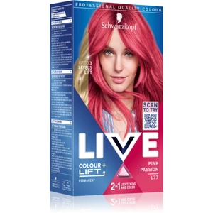 Schwarzkopf LIVE Colour + Lift permanentná farba na vlasy odtieň L77 Pink Passion