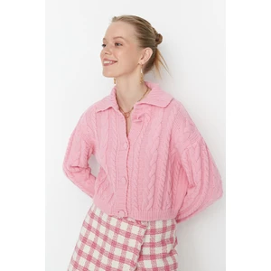 Trendyol Cardigan - Pink - Regular fit