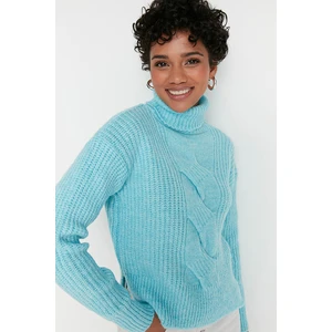 Trendyol Sweater - Blue - Regular fit