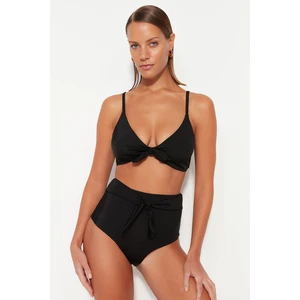 Trendyol Bikini Bottom - Black - Plain