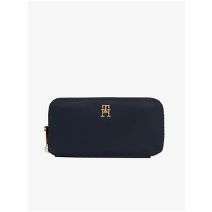 Dark blue Women's wallet Tommy Hilfiger Poppy Large ZA - Women