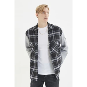 Trendyol Shirt - Dunkelblau - Oversize
