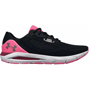 Under Armour Women's UA HOVR Sonic 5 Running Shoes Black/Pink Punk 37,5