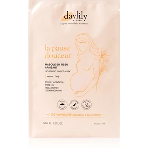 Daylily Mask In Sooting Fabric plátýnková maska pro těhotné ženy 50 ml