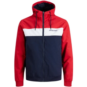 Jack&Jones Pánská bunda JJERUSH BOMBER 12200208 True Red XXL