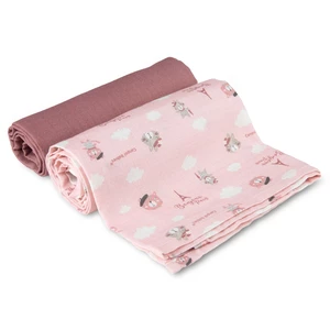 canpol babies Muslin Squares látkové pleny Pink 70x70 cm 2 ks