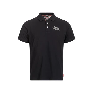 Pánske polo Lonsdale 117230-Black/Silver