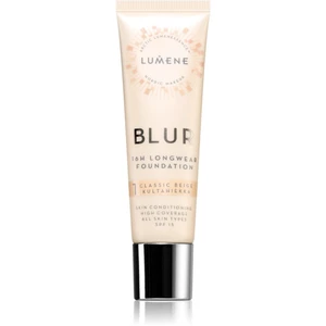 Lumene Blur 16h Longwear Foundation dlhotrvajúci make-up SPF 15 odtieň 1 Classic Beige