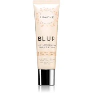 Lumene Blur 16h Longwear Foundation dlhotrvajúci make-up SPF 15 odtieň 1 Classic Beige