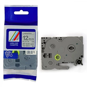 Kompatibilní páska s Brother TZ-M931 / TZe-M931, 12mm x 8m, černý tisk / stříbrný podklad