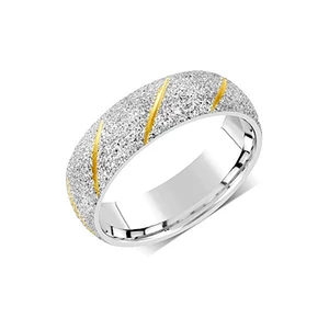 Silvego Snubný prsteň pre mužov aj ženy z ocele RRC22799 53 mm