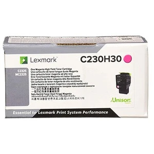 Lexmark C230H30, magenta, 2300str., high capacity, originálny toner