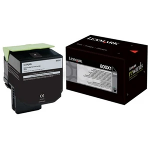 Lexmark 80C0X10, black, 8000str., extra high capacity, originálny toner