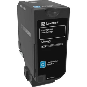 Lexmark originální toner 84C0H20, cyan, 16000str., Lexmark CX725de, CX725dhe, CX725dthe