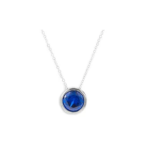 Modesi Náhrdelník Dark Blue QJPY5039LW (řetízek, přívěsek)