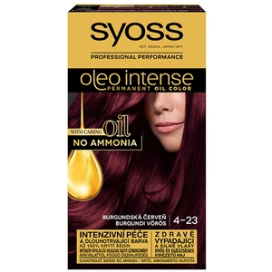 Syoss Oleo Intense permanentná farba na vlasy s olejom odtieň 4-23 Burgundy Red