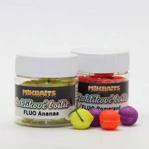 Mikbaits fluo rohlíkové boilie 50ml-fluo pomeranč