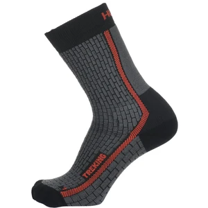 Husky  Treking M (36-40), antracit/červená Ponožky