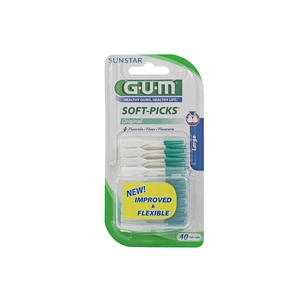 GUM mezizubní kartáčky SoftPicks gumový velký 40ks