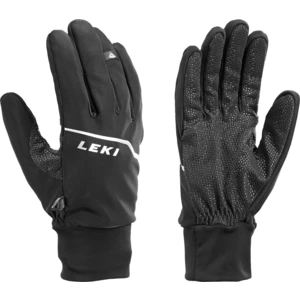 Leki Tour Lite Mens Ski Gloves Black/Chrome/White 10